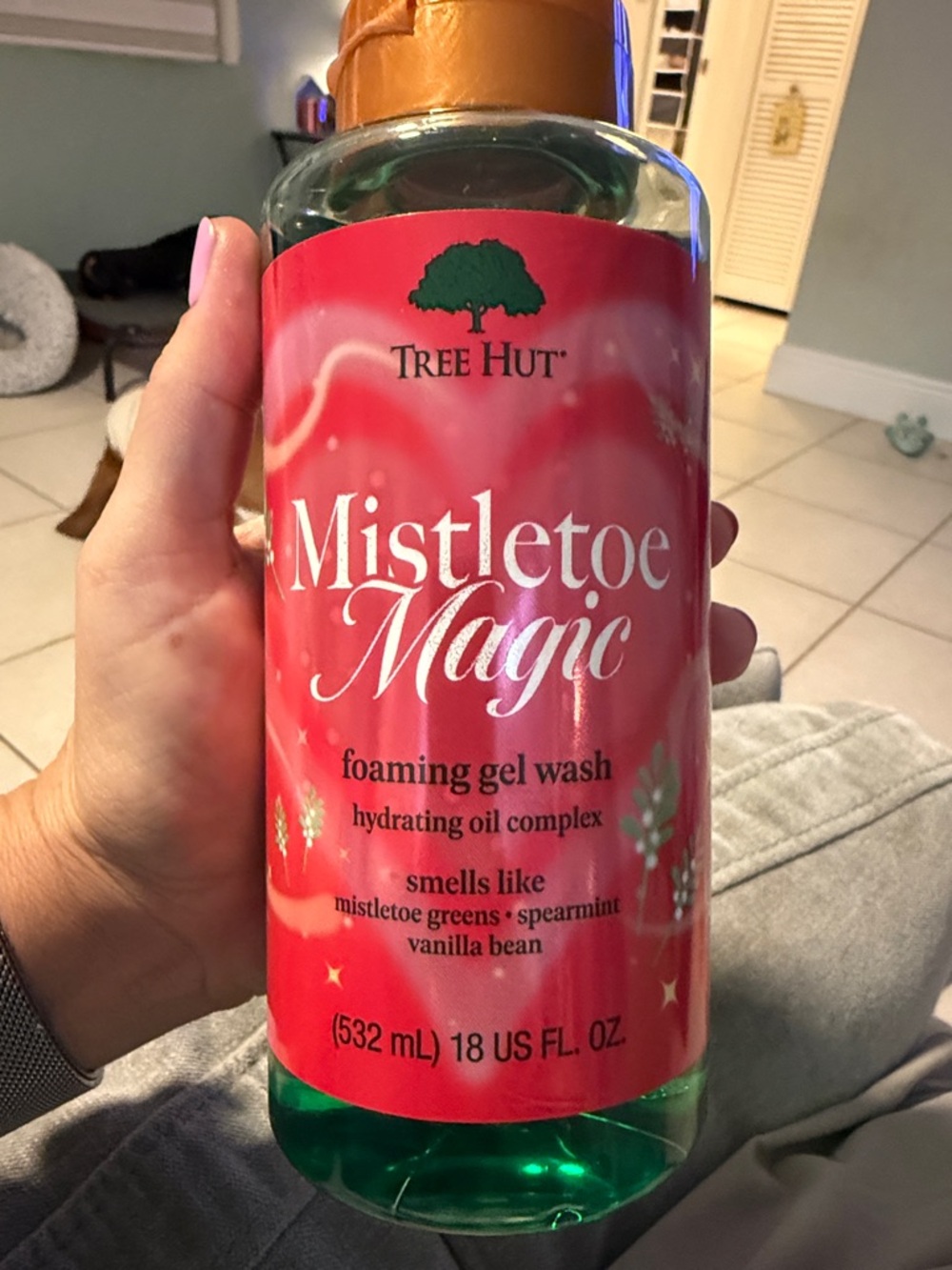 Tree Hut Mistletoe Magic Foaming Gel Wash - Red